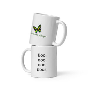 Boonoonoonoos - White glossy mug