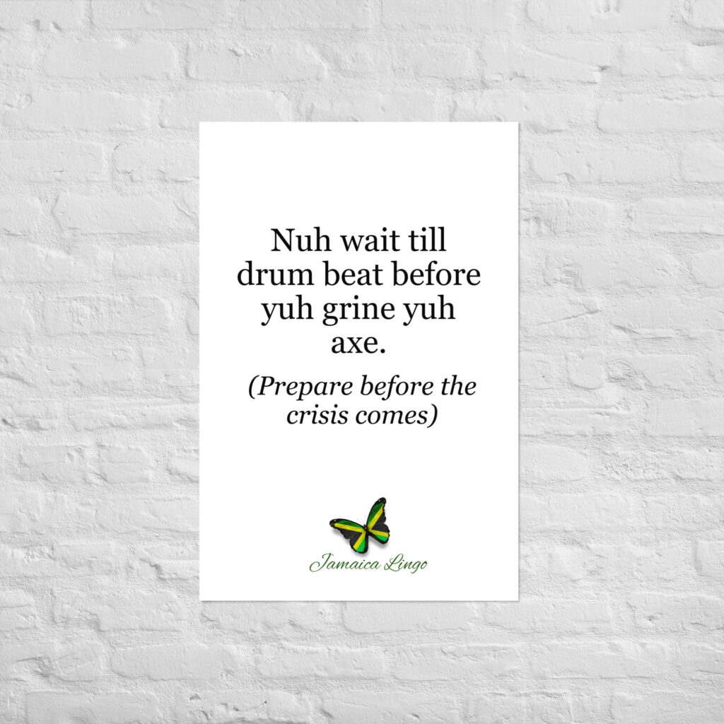 Poster - Nuh wait til drum beat