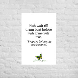 Nuh wait til drum beat - Poster