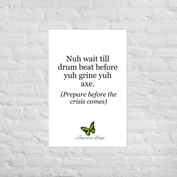 Nuh wait til drum beat - Poster