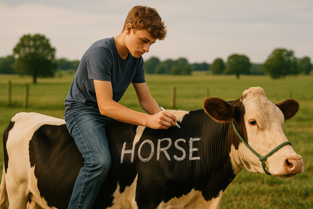 “Yuh Cyaan Siddung Pon Cow Back An’ Call It Horse”