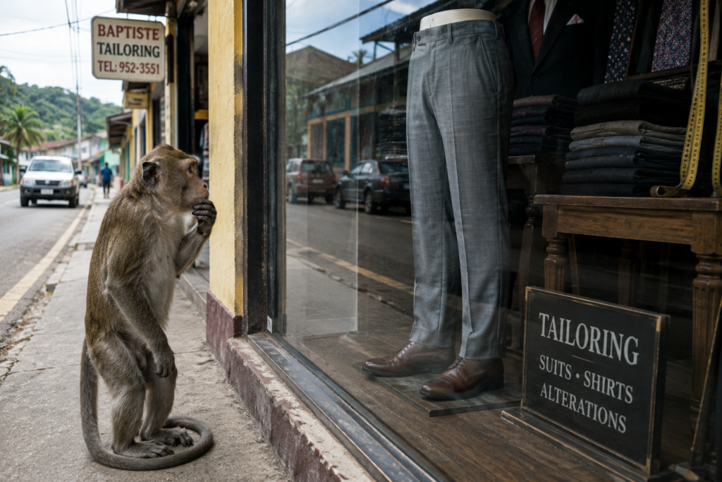 Before Monkey Buy Trousers ‘im Haffi Know Weh Fi Put ‘im Tail